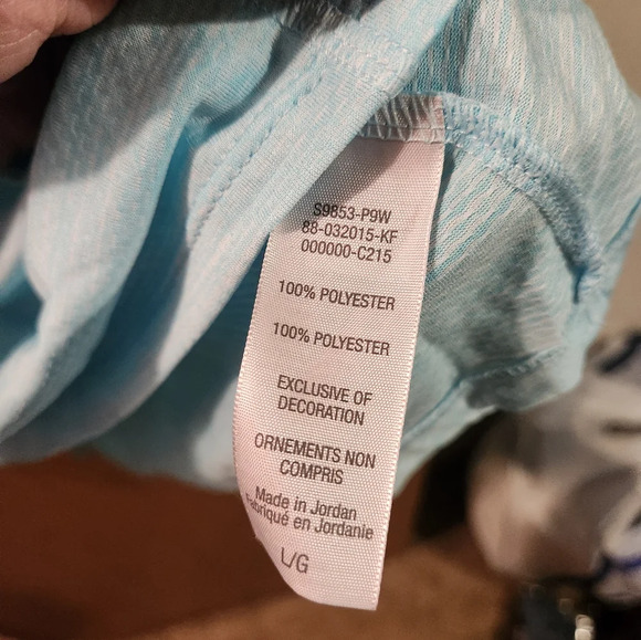 Champion Size Large Blue Women's Racerback Tank Top - Picture 5 of 8